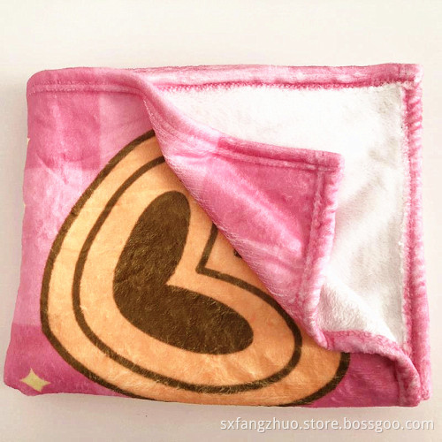 Anpassung Pink Luxus Flanell Fleece Decke